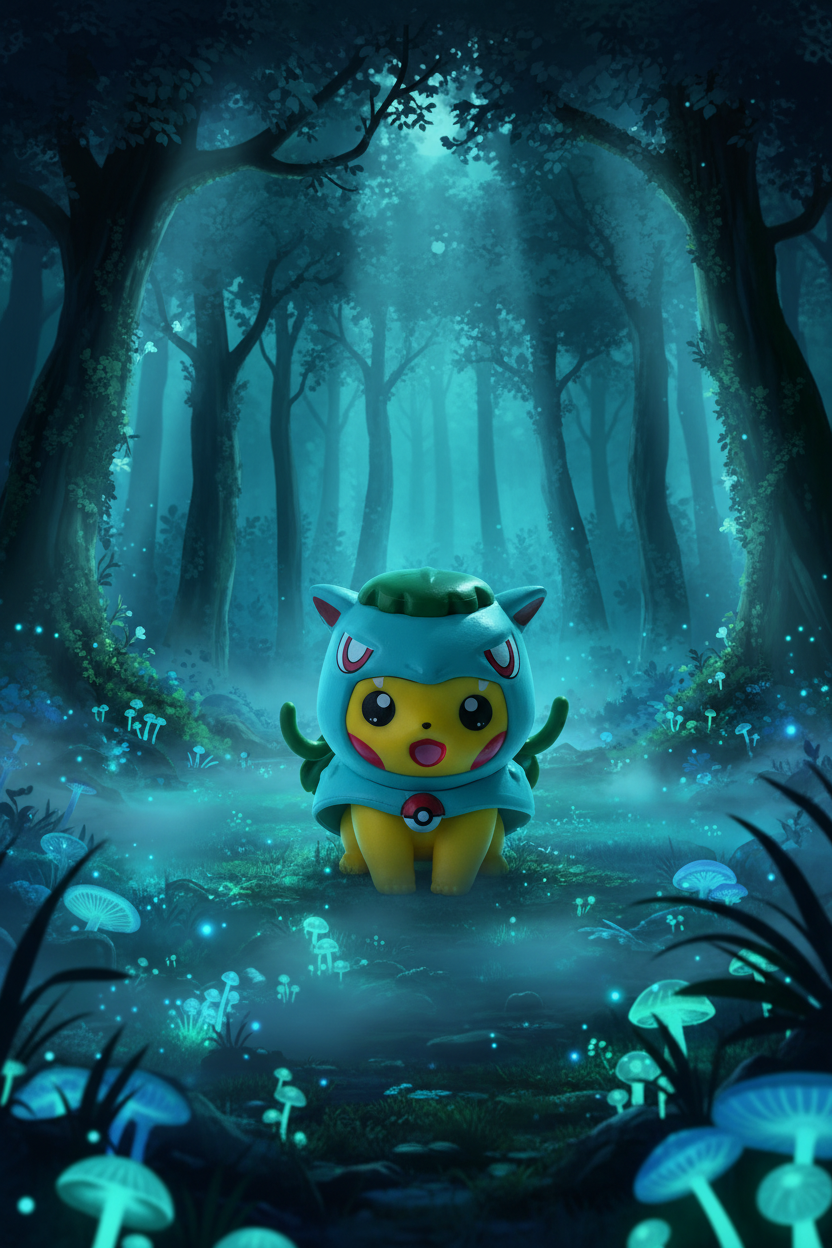 Figurine Collector Pikachu X Florizarre