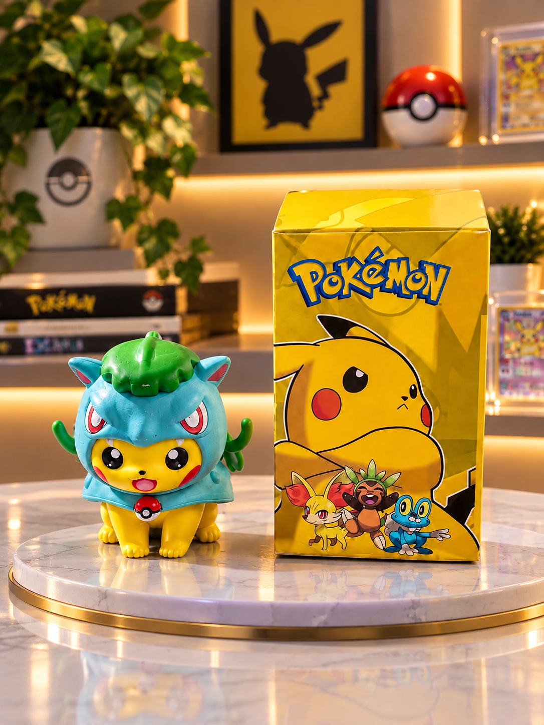 Figurine Collector Pikachu X Florizarre